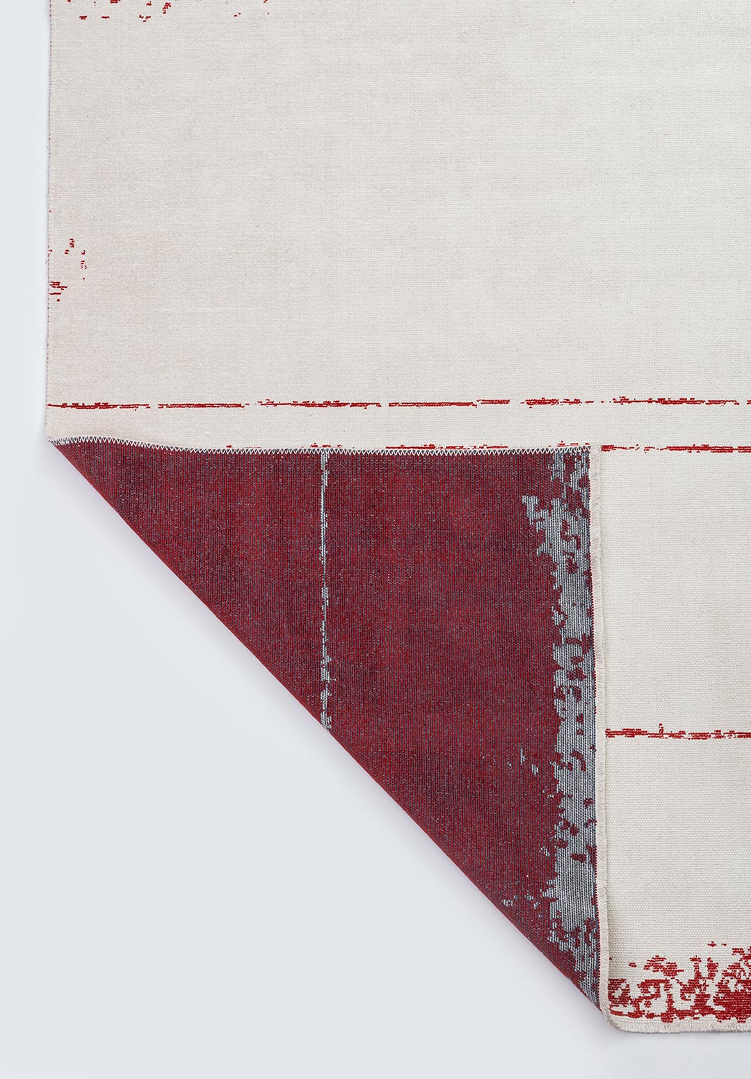 Barber Red - Ecru Rug