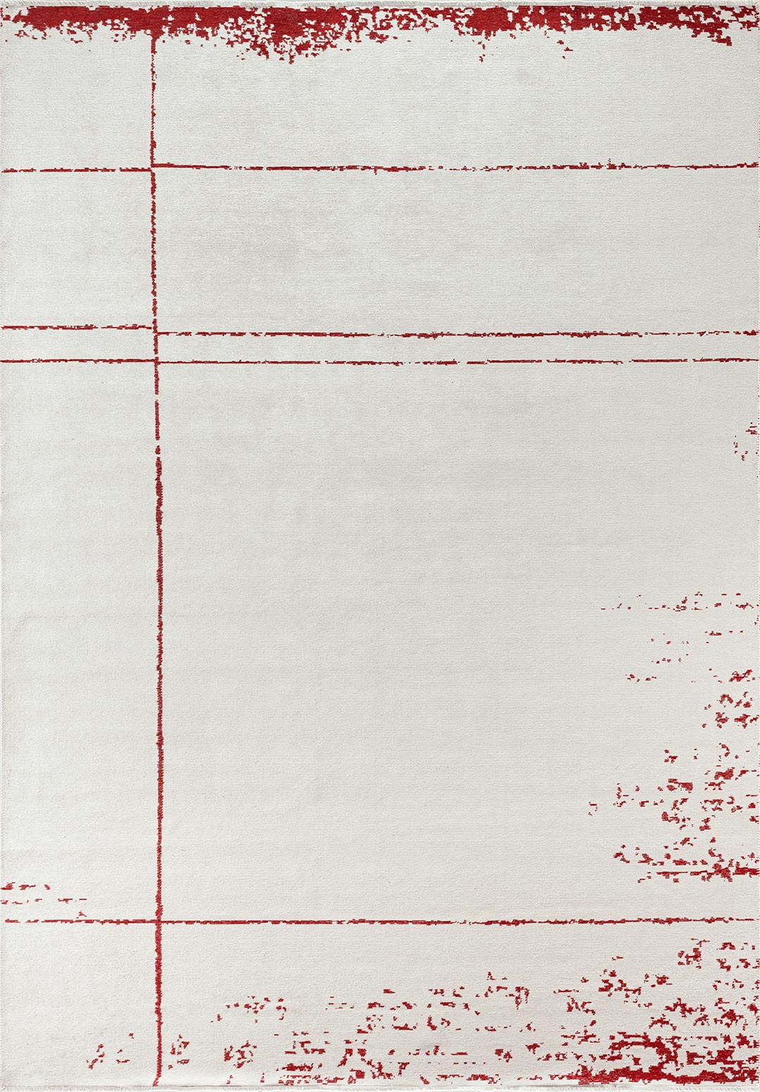 Barber Red - Ecru Rug