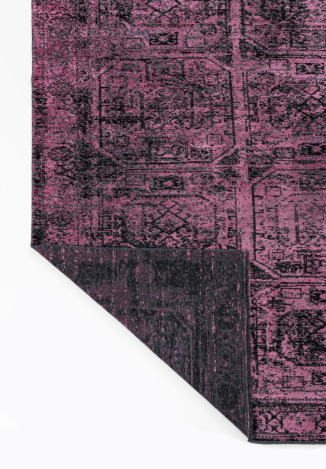 Tile Black - Pink Rug Rugs - Venetto Design Venettodesign.com