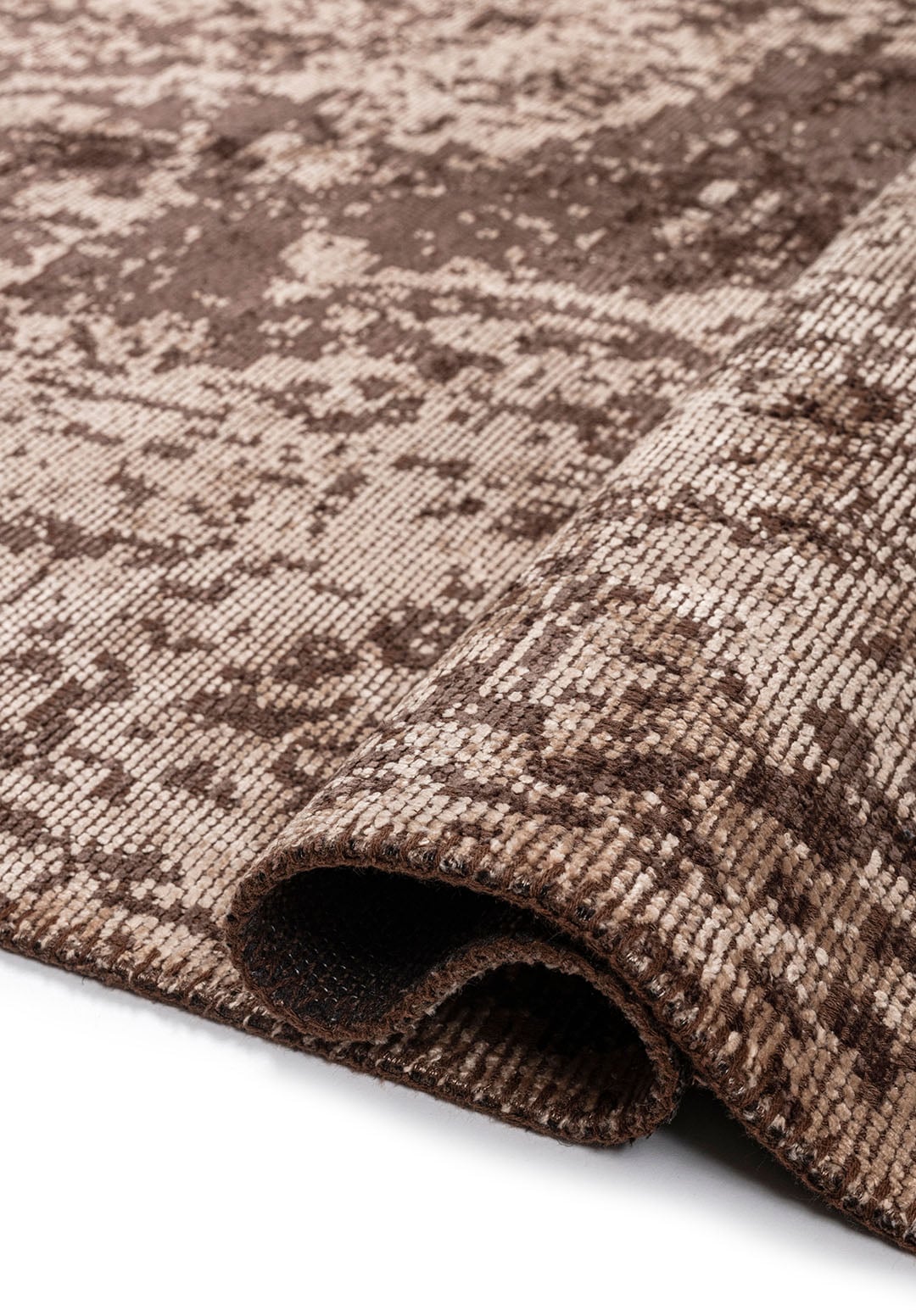 Medallion Light Cream - Dark Mink Rug Rugs - Venetto Design Venettodesign.com
