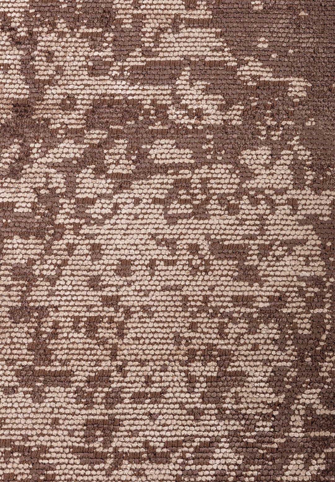 Medallion Light Cream - Dark Mink Rug Rugs - Venetto Design Venettodesign.com