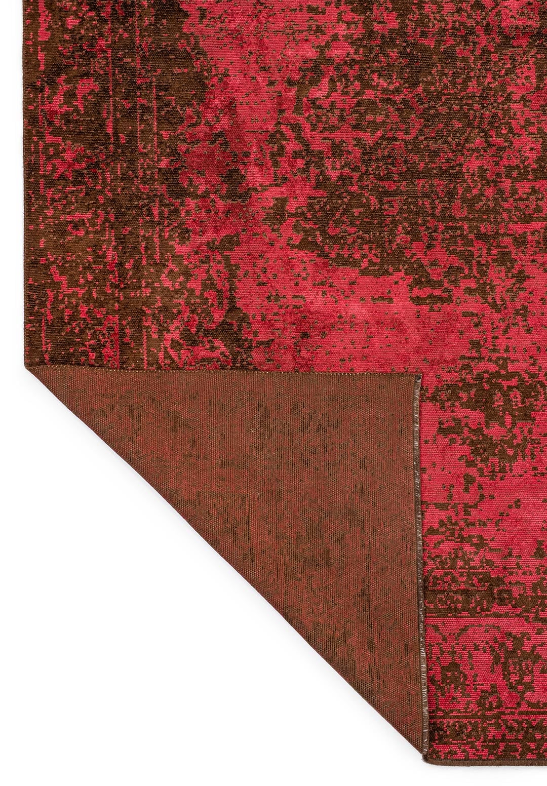 Medallion Dark Brown - Magenta Rug Rugs - Venetto Design Venettodesign.com