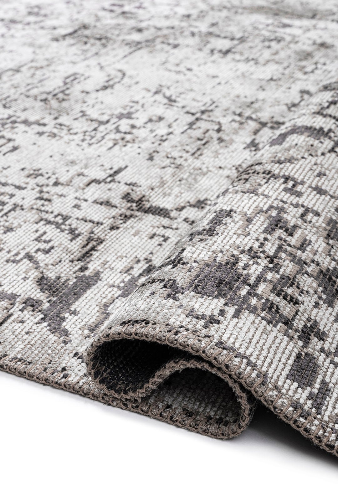 Ivy Light Grey - Charcoal Rug Rugs - Venetto Design Venettodesign.com