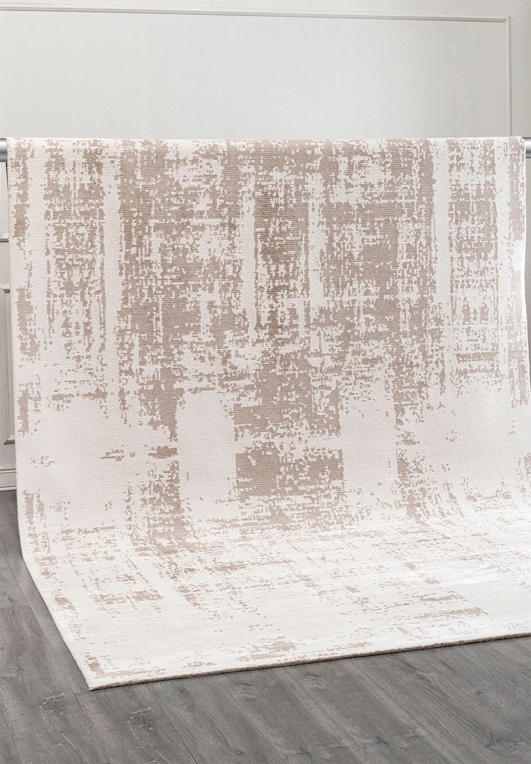Discrete Stone - White Rug Rugs - Venetto Design Venettodesign.com
