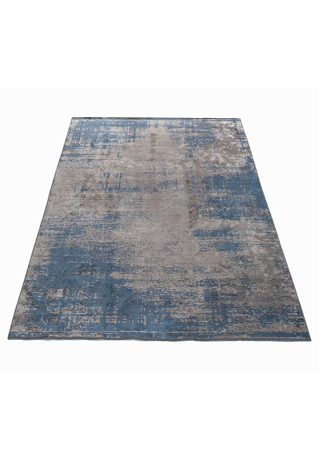 Surface Navy Blue - Grey Rug Rugs - Venetto Design Venettodesign.com