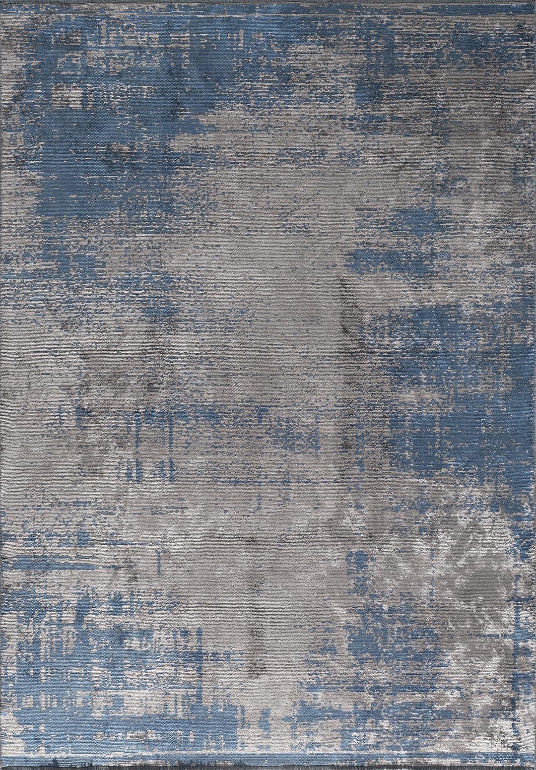 Surface Navy Blue - Grey Rug Rugs - Venetto Design Venettodesign.com