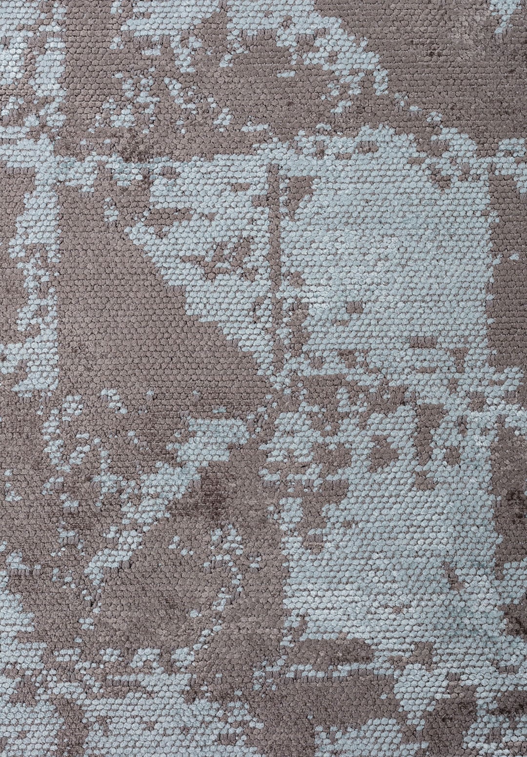 Triangle Ice Blue - Dark Grey Rug Rugs - Venetto Design Venettodesign.com