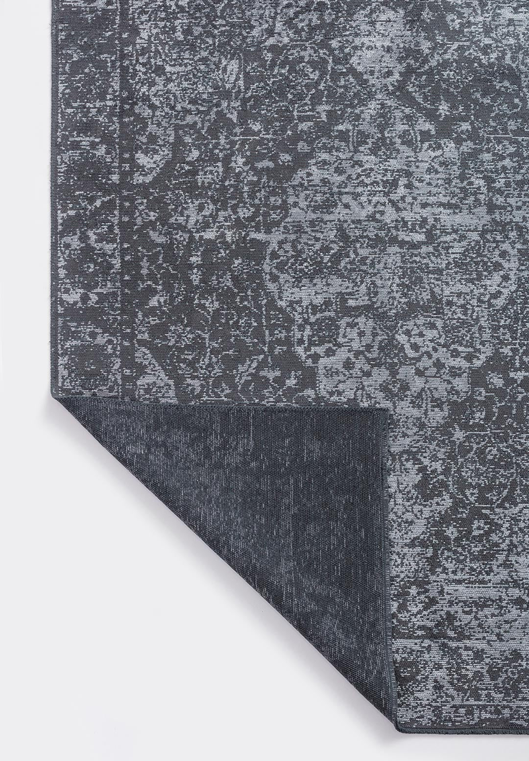 Glory Ice Blue - Charcoal Rug Rugs - Venetto Design Venettodesign.com