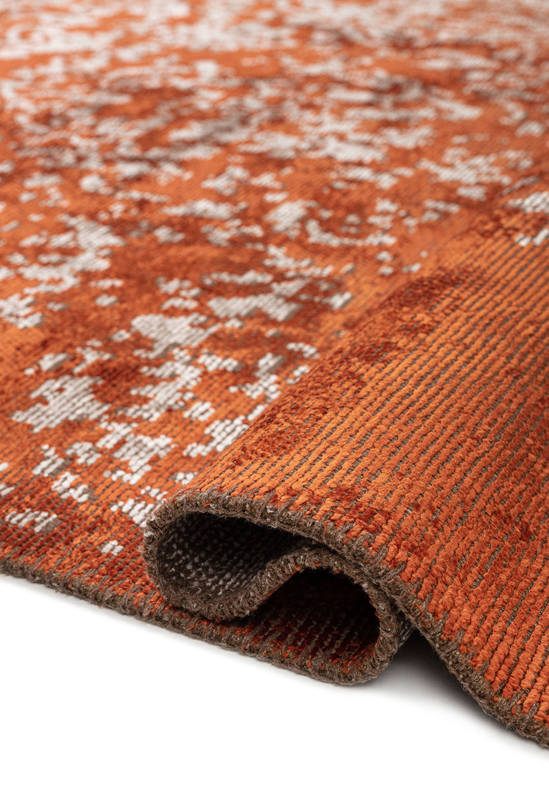 Damasko Rust - Bone Rug Rugs - Venetto Design Venettodesign.com