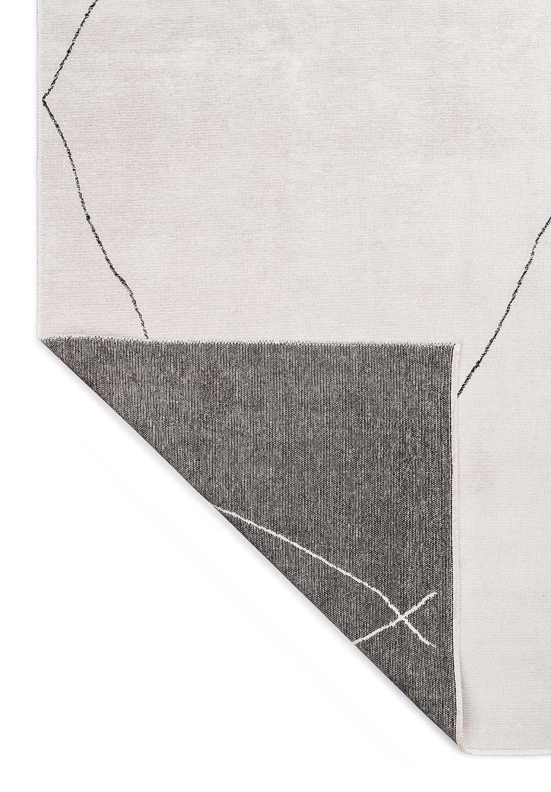 Bohemian Black - Ecru White Rug Rugs - Venetto Design Venettodesign.com