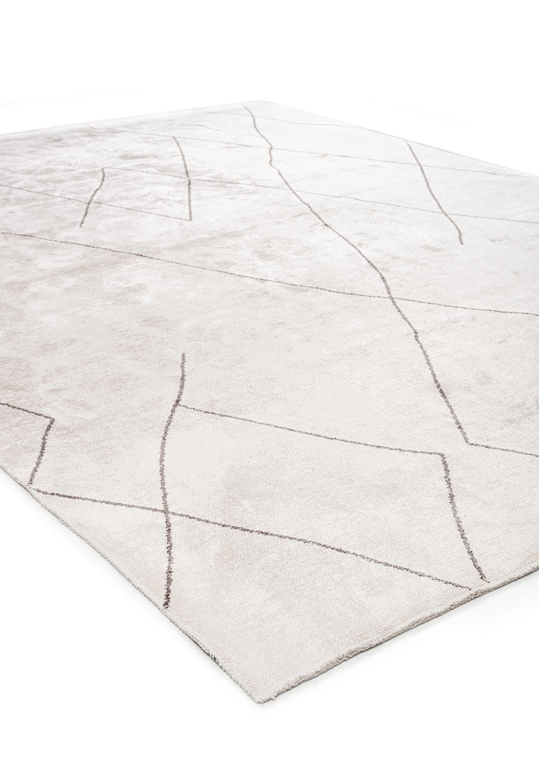 Tribal Dark Grey - Ecru Rug Rugs - Venetto Design Venettodesign.com