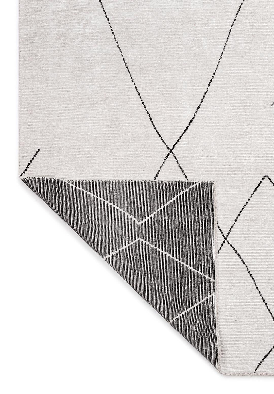 Tribal Black - Ecru Rug Rugs - Venetto Design Venettodesign.com