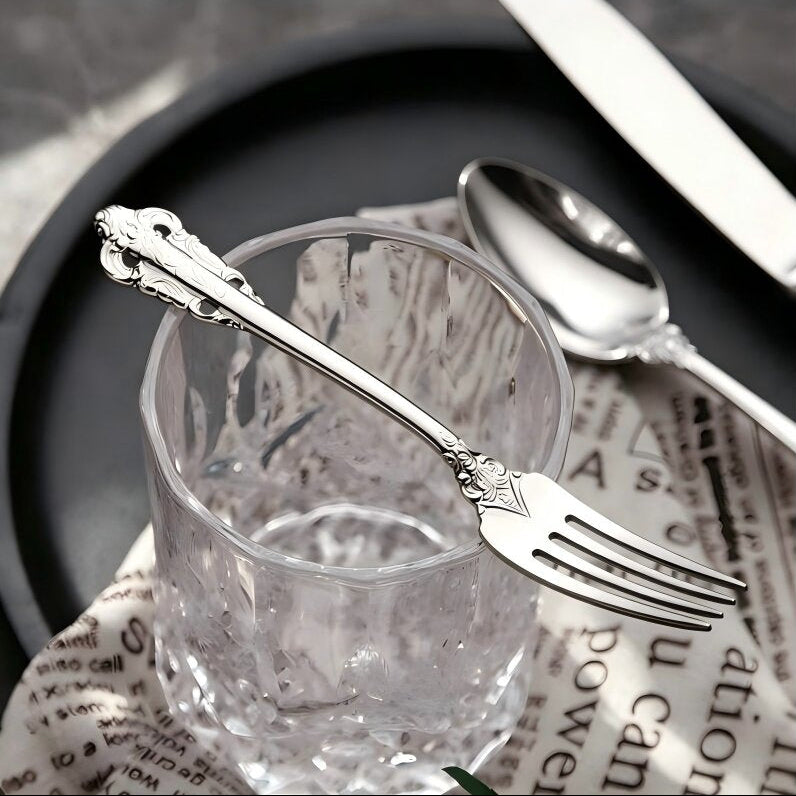 Ducal Silver 18/10 Stainless Steel Cutlery Set with Forged Handle - Venetto Design Venettodesign.com