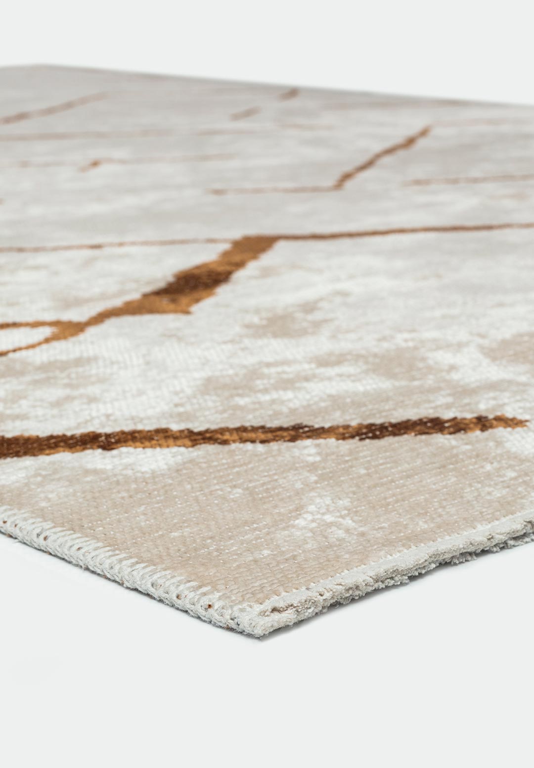 Wave Cacao - Ecru Rug Rugs - Venetto Design Venettodesign.com