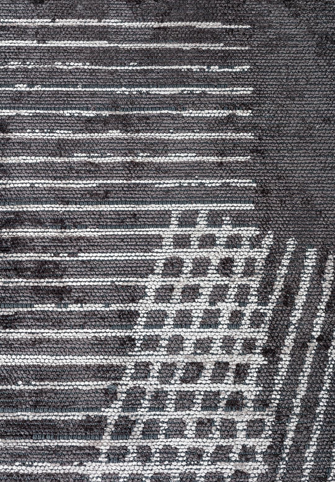 Matrix Charcoal - Light Grey Rug Rugs - Venetto Design Venettodesign.com