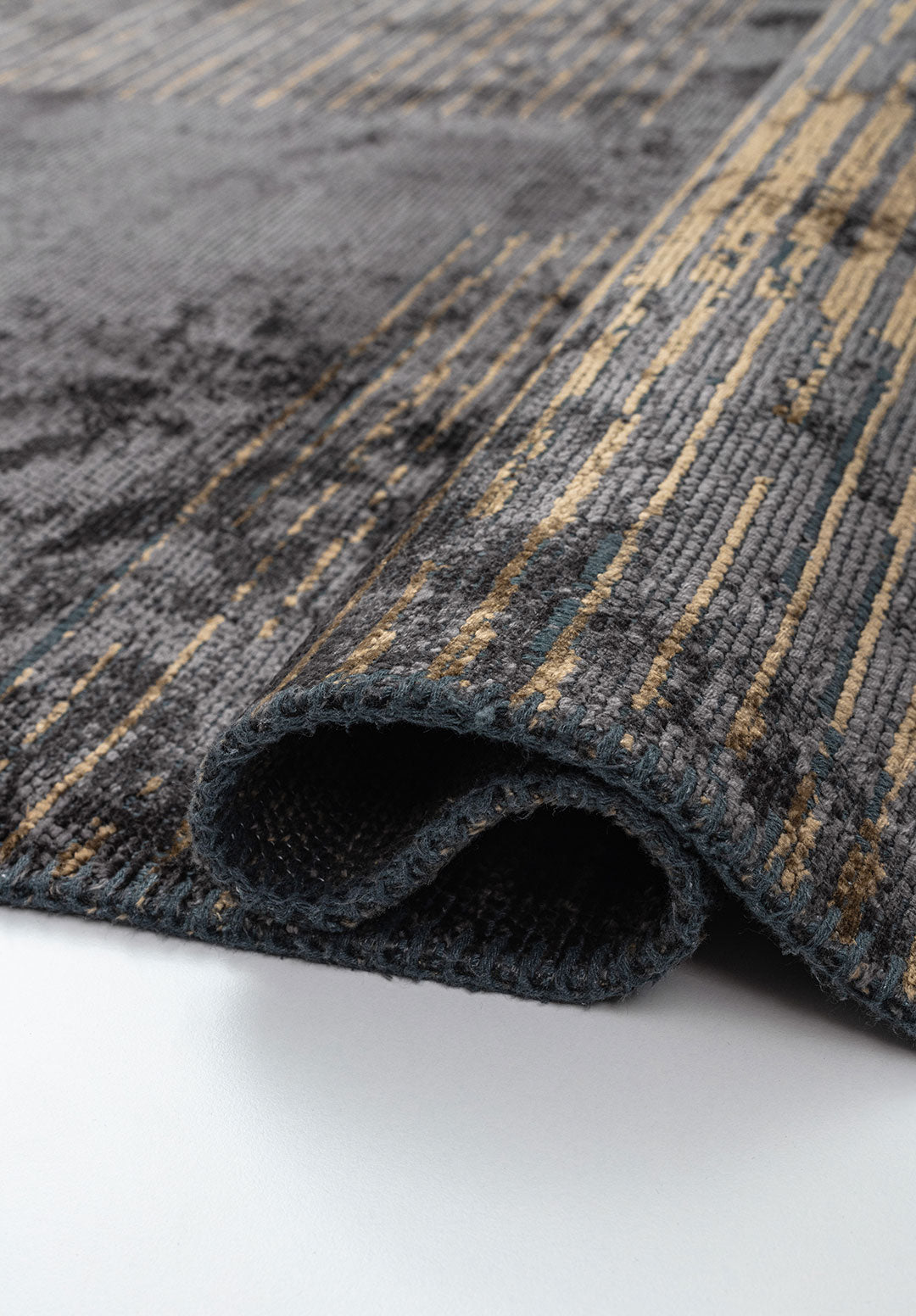 Matrix Charcoal - Light Brown Rug Rugs - Venetto Design Venettodesign.com