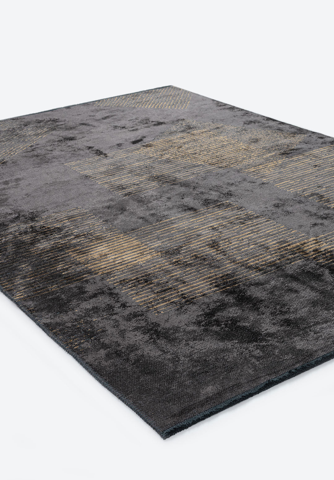 Matrix Charcoal - Light Brown Rug Rugs - Venetto Design Venettodesign.com