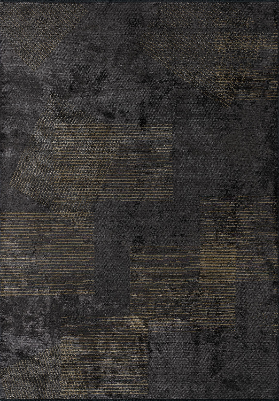 Matrix Charcoal - Light Brown Rug Rugs - Venetto Design Venettodesign.com