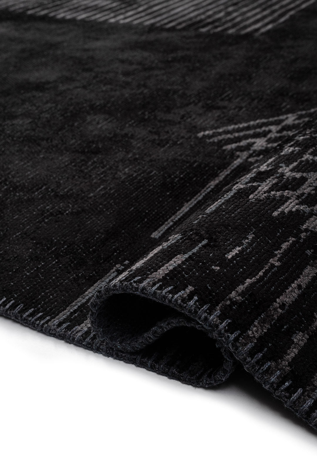 Matrix Black - Charcoal Rug Rugs - Venetto Design Venettodesign.com