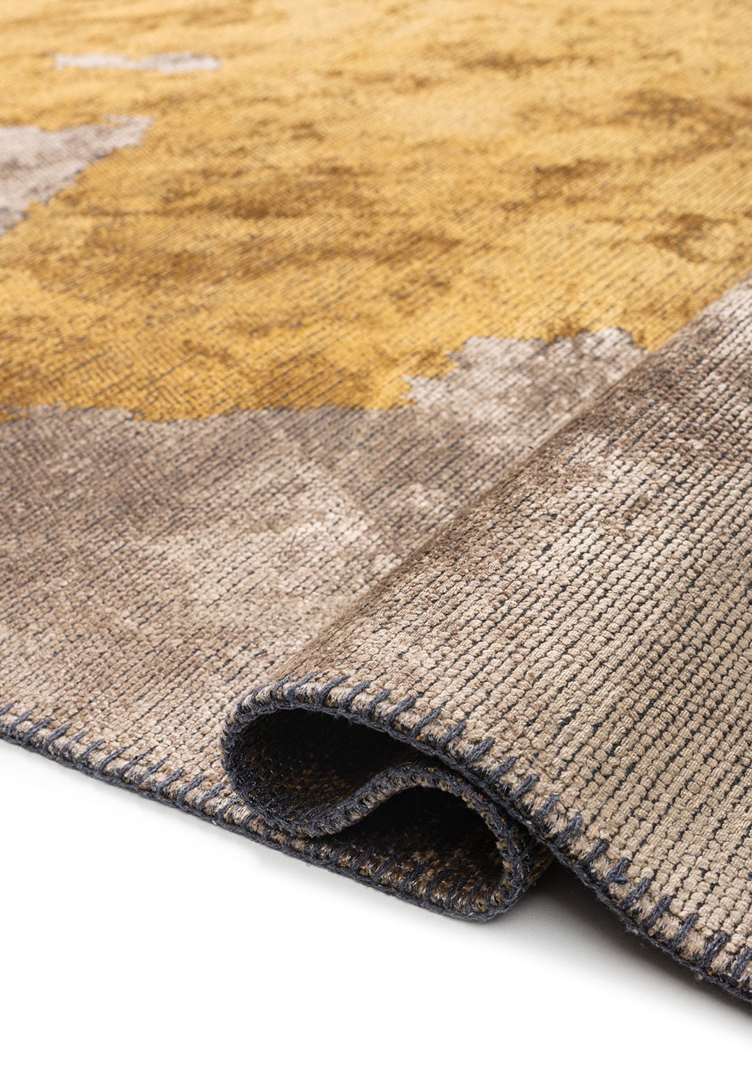 Coast Mustard - Dark Beige Rug Rugs - Venetto Design Venettodesign.com