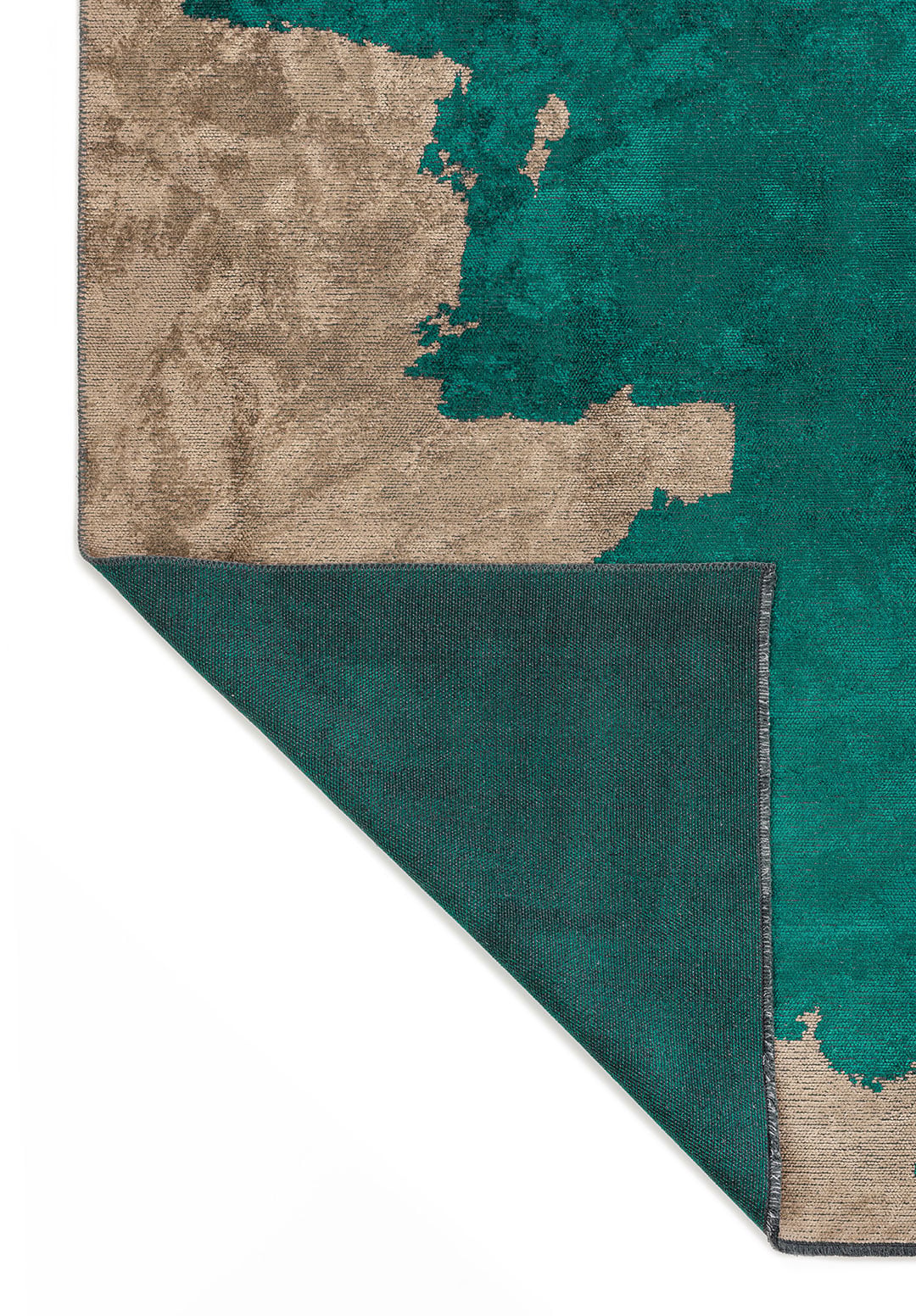 Coast Dark Turquoise - Dark Beige Rug Rugs - Venetto Design Venettodesign.com