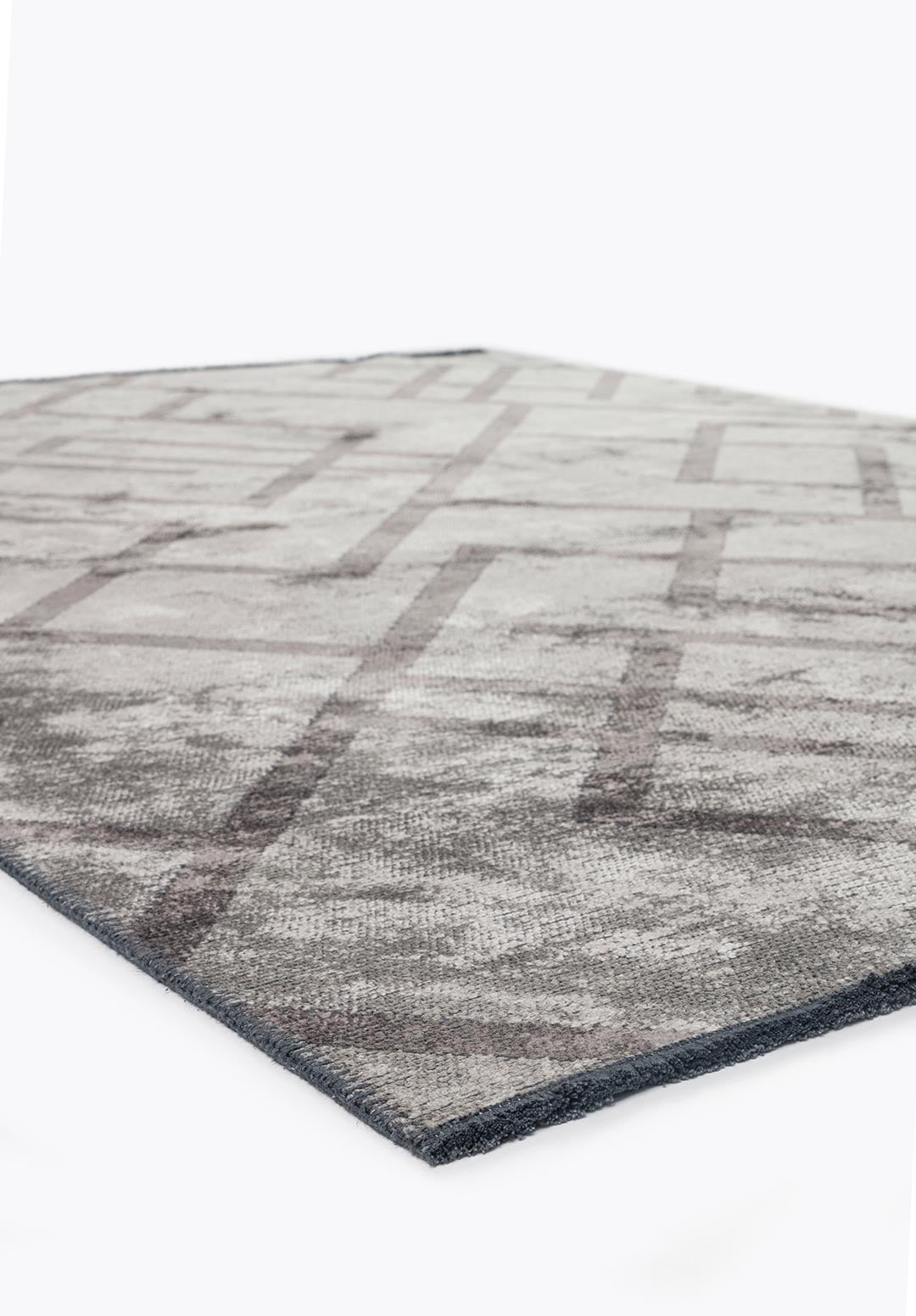 Channel Light Grey - Dark Grey Rug Rugs - Venetto Design Venettodesign.com