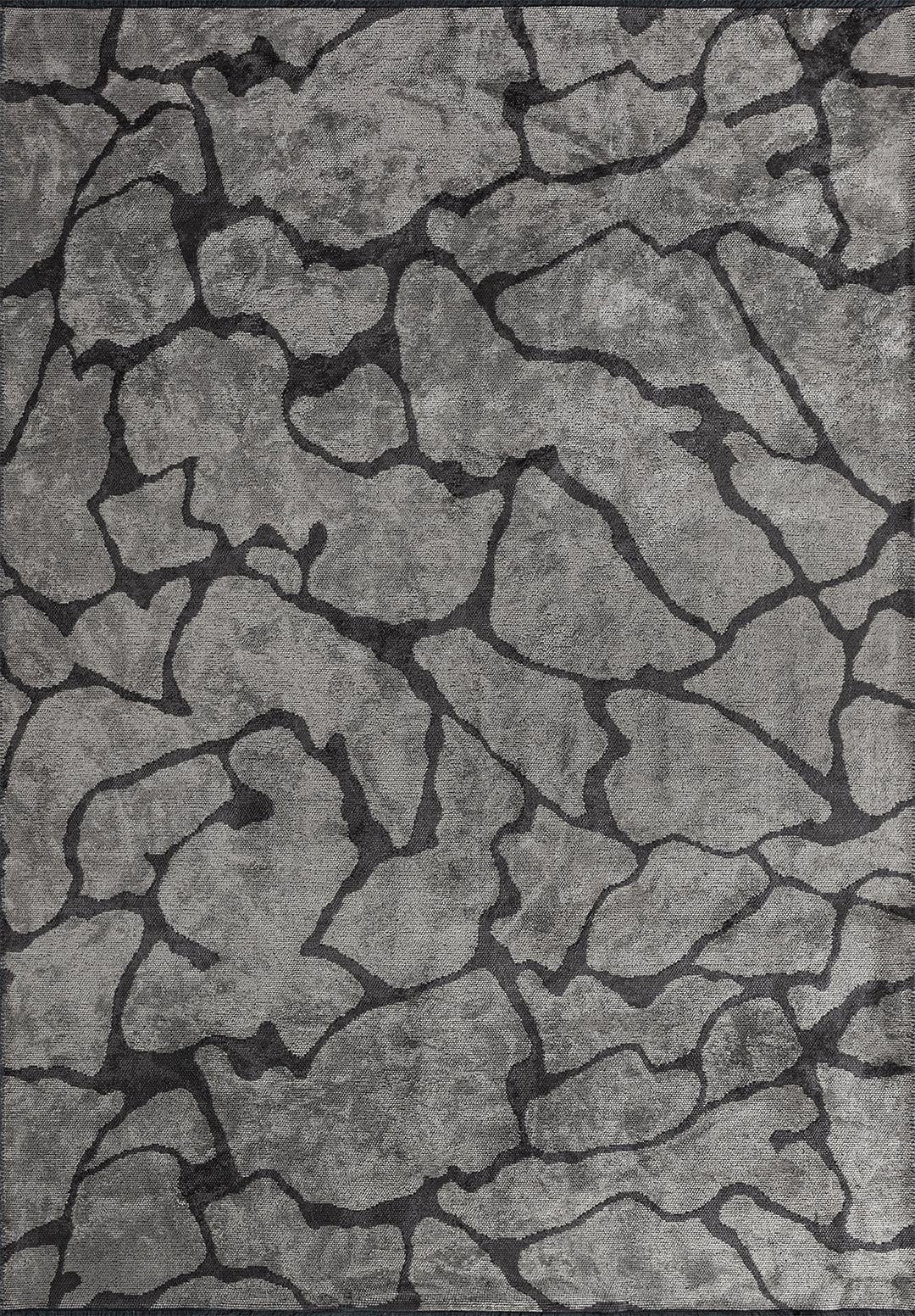 Fissura Charcoal - Grey Rug Rugs - Venetto Design Venettodesign.com