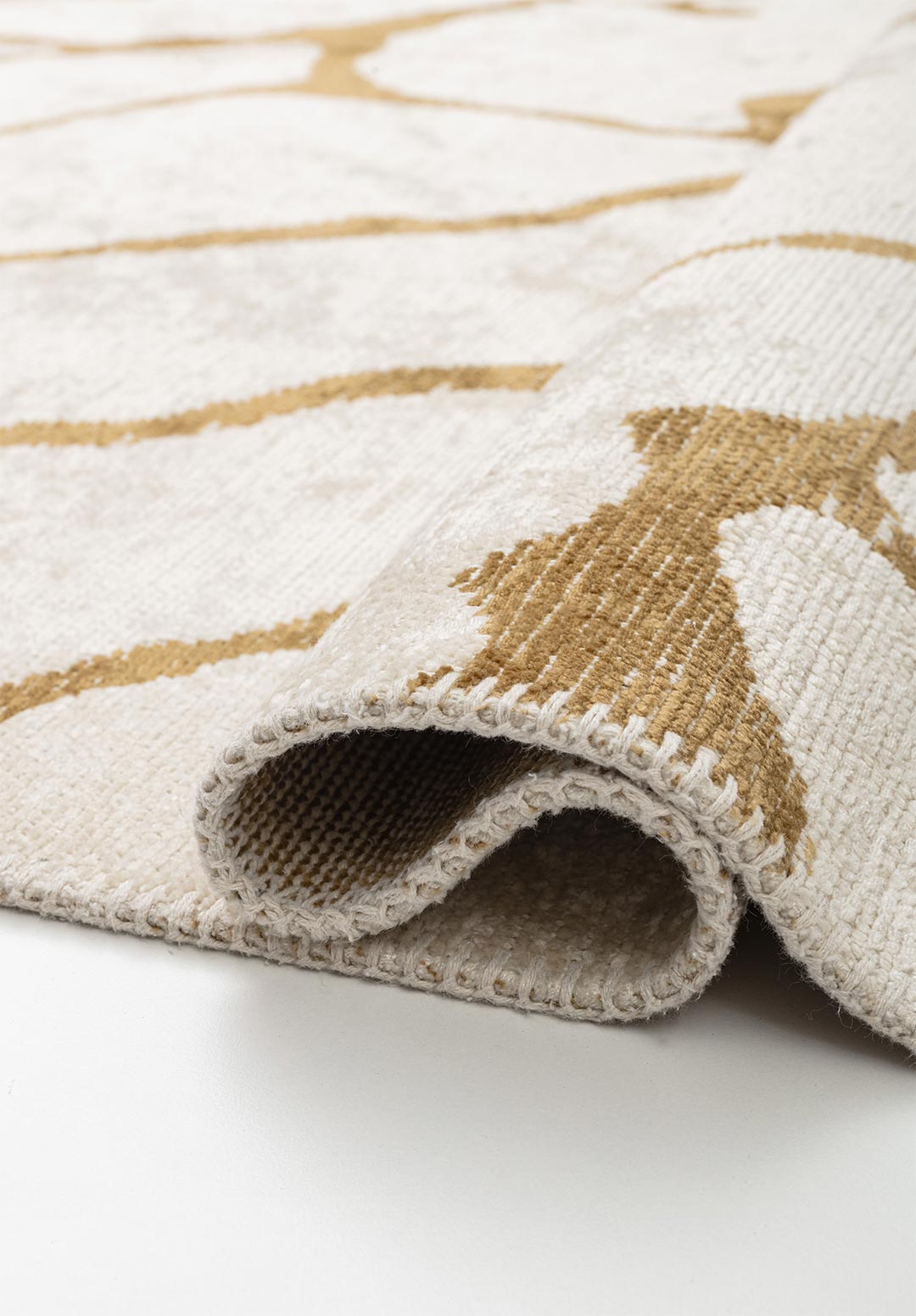 Fissura Light Brown - Ecru Rug Rugs - Venetto Design Venettodesign.com
