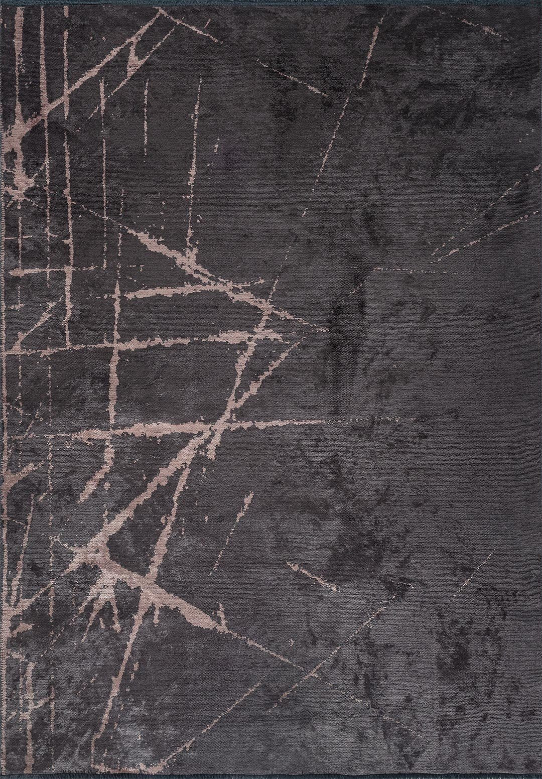 Crack Copper - Charcoal Rug Rugs - Venetto Design Venettodesign.com