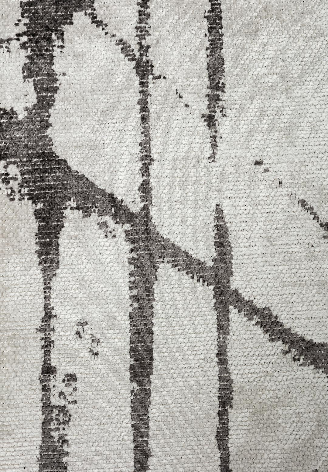 Crack Dark Grey - Ecru Rug Rugs - Venetto Design Venettodesign.com