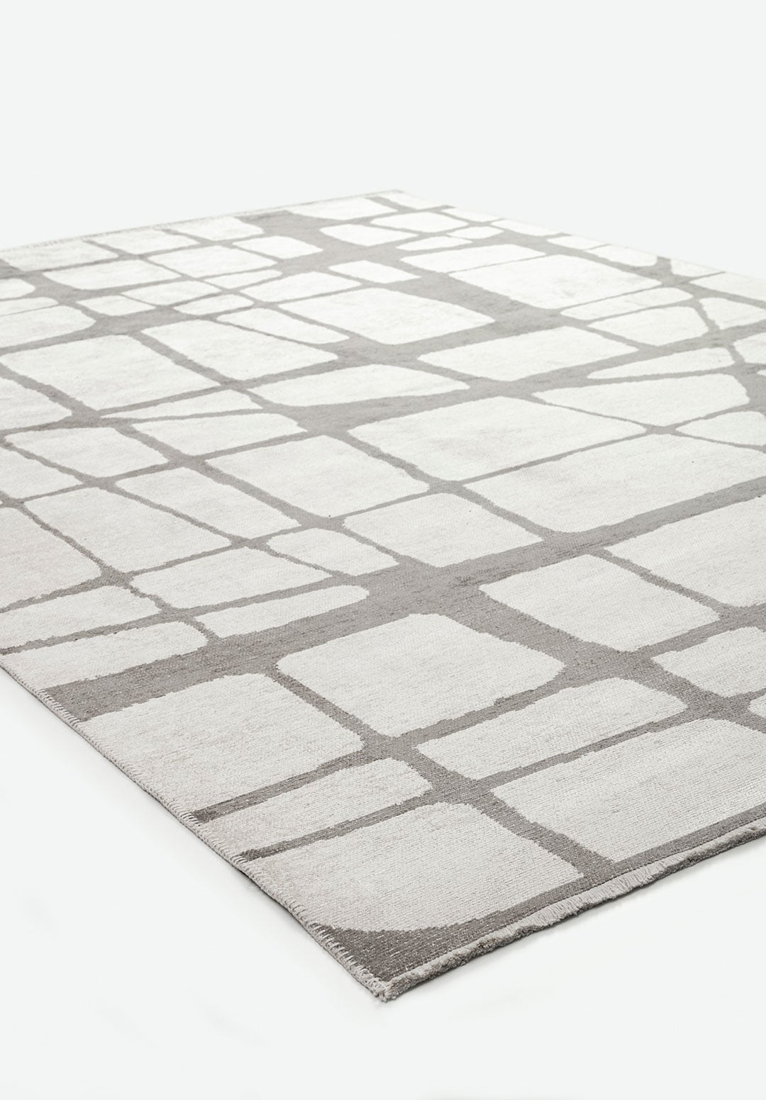 Web Grey - Ecru Rug Rugs - Venetto Design Venettodesign.com