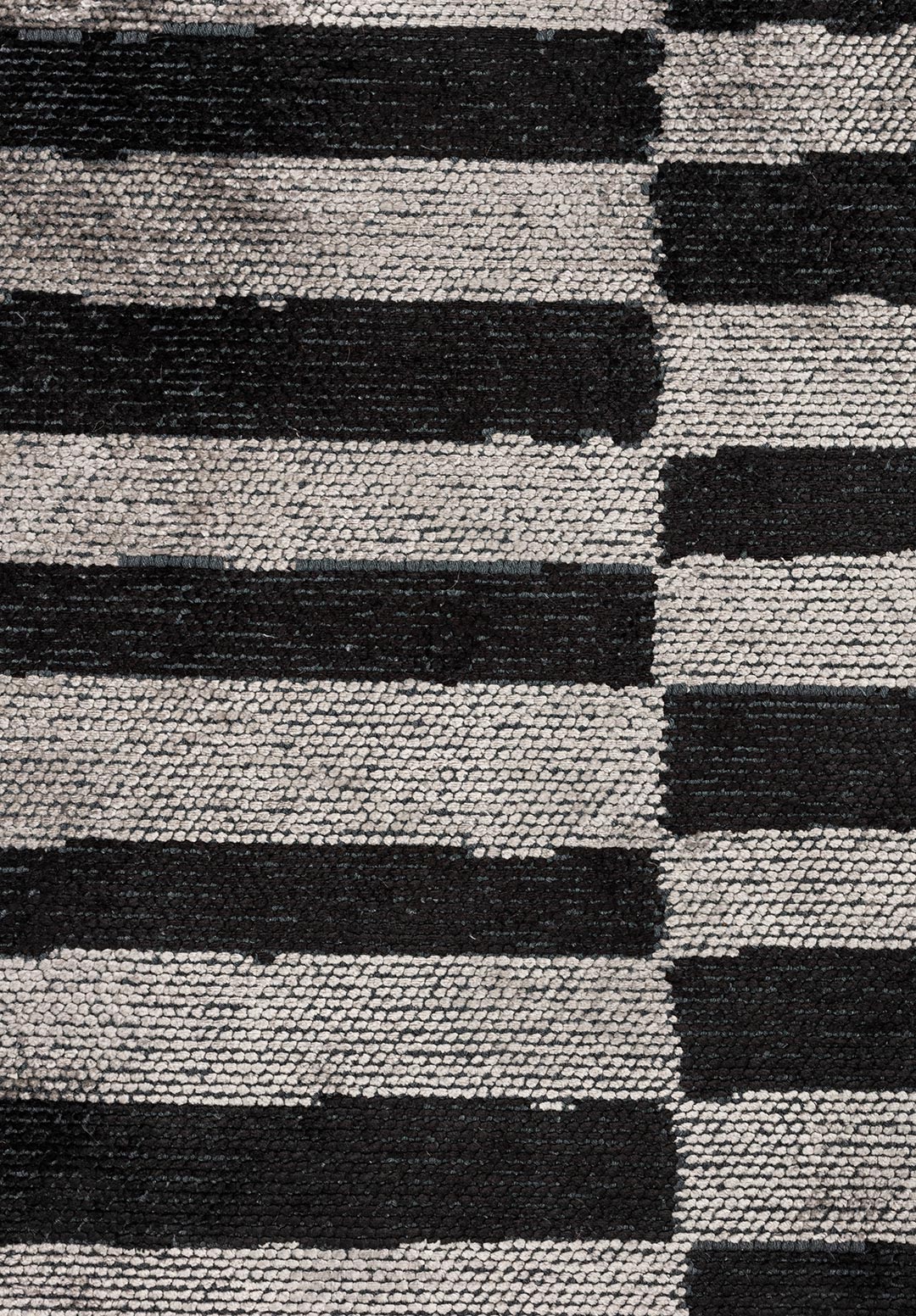 Domino Black - Cream Rug Rugs - Venetto Design Venettodesign.com