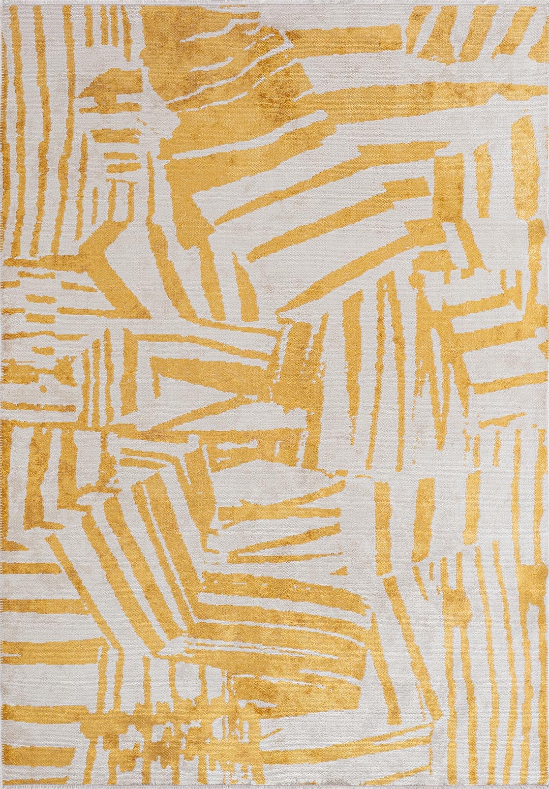 Graffiti Gold - Ecru Rug Rugs - Venetto Design Venettodesign.com
