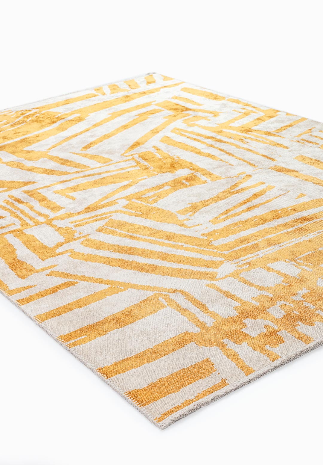 Graffiti Gold - Ecru Rug Rugs - Venetto Design Venettodesign.com