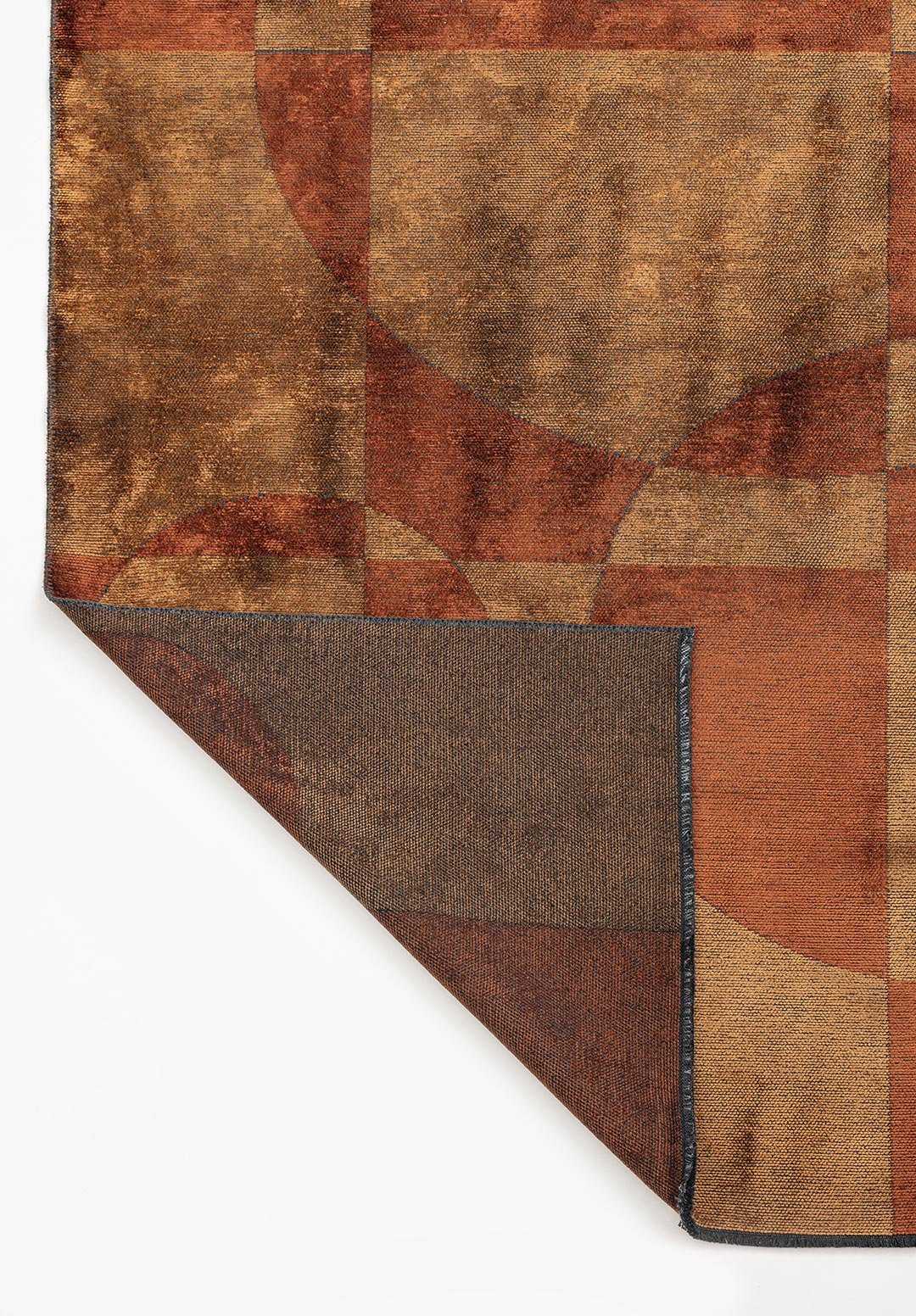 Bubble Rust - Terra Rug Rugs - Venetto Design Venettodesign.com