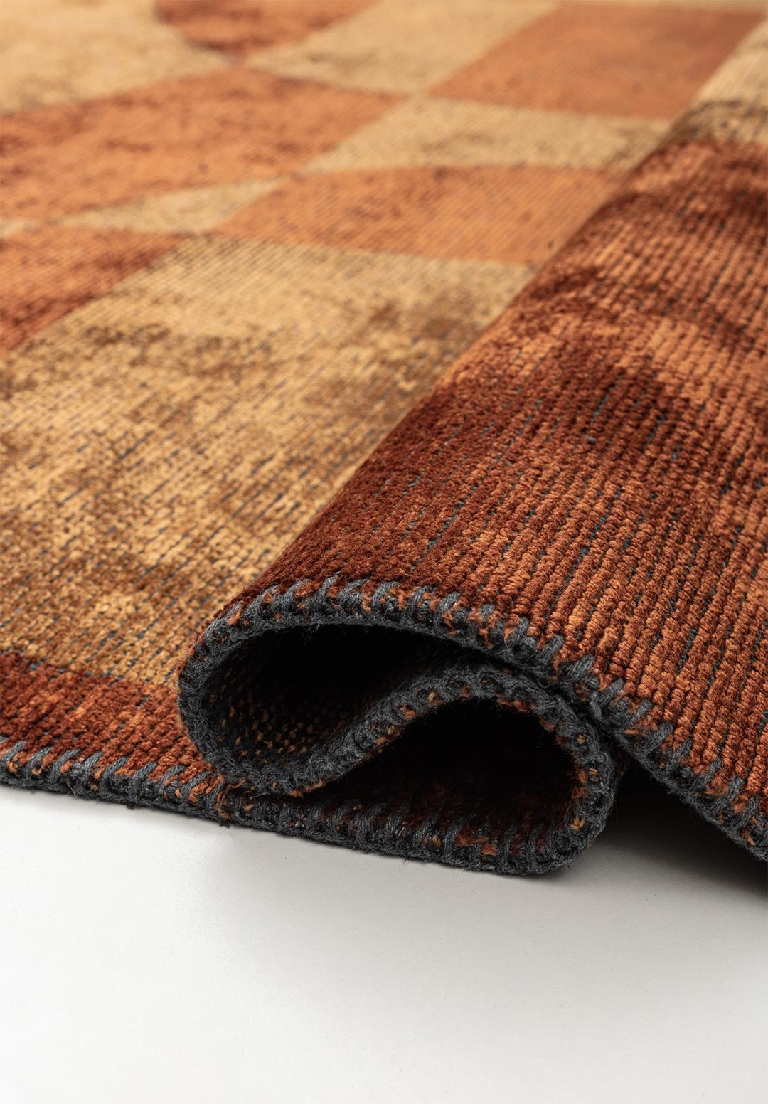 Bubble Rust - Terra Rug Rugs - Venetto Design Venettodesign.com