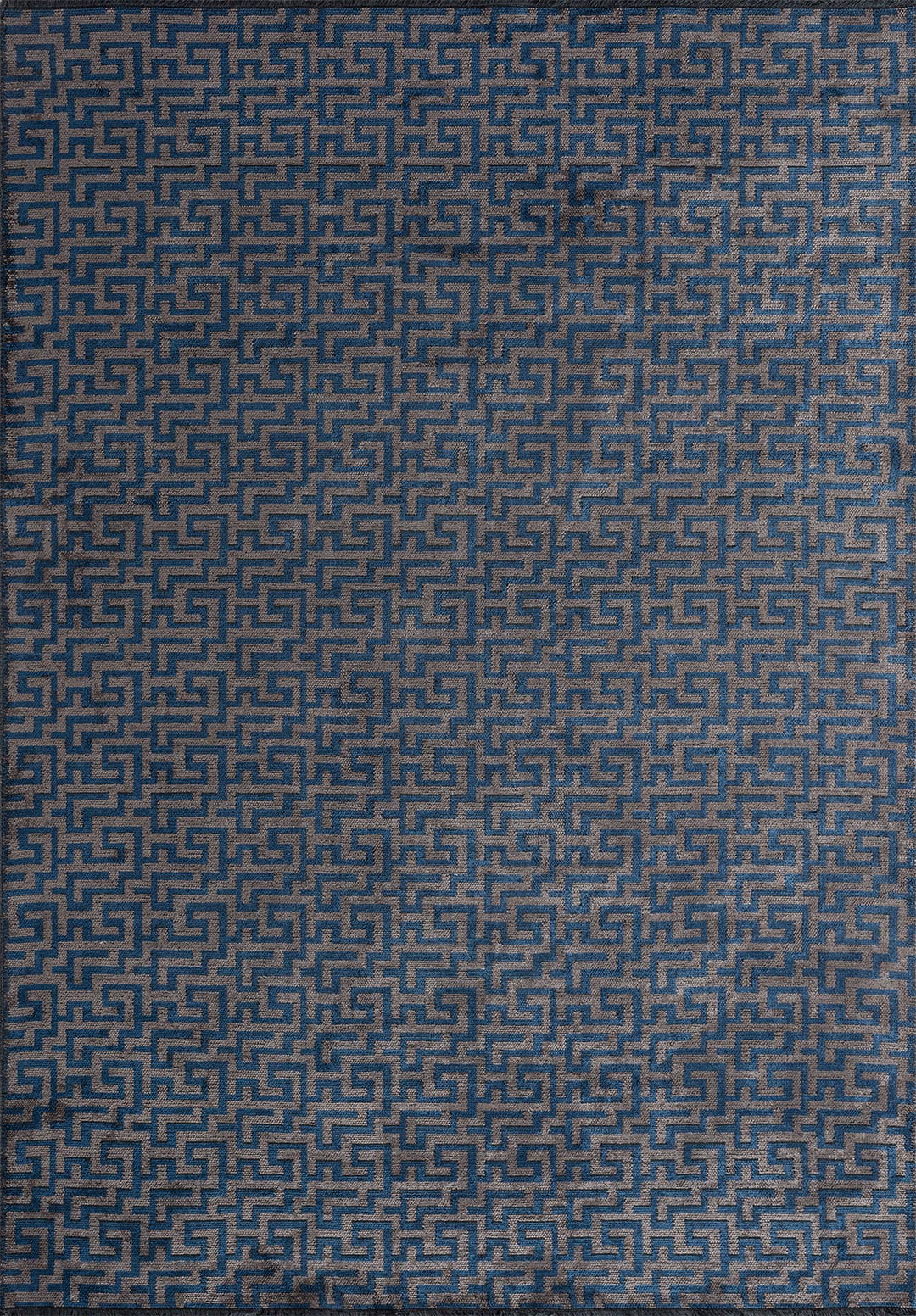 Caterpillar Navy Blue - Dark Grey Rug Rugs - Venetto Design Venettodesign.com