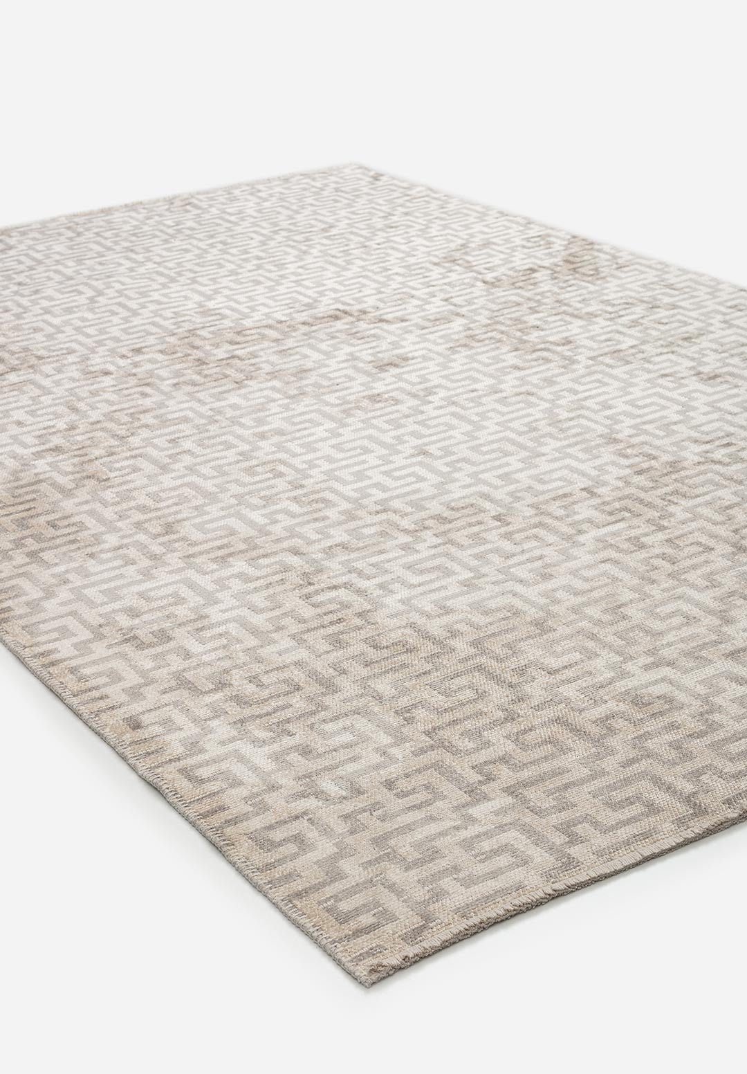 Caterpillar Light Grey - Ecru Rug Rugs - Venetto Design Venettodesign.com