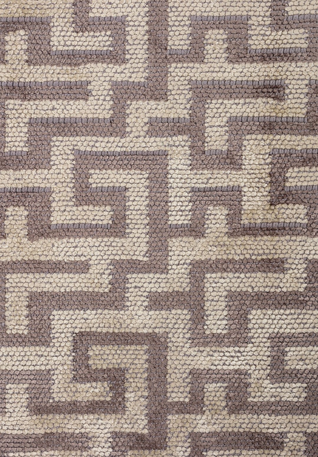 Caterpillar Dark Grey - Cream Rug Rugs - Venetto Design Venettodesign.com