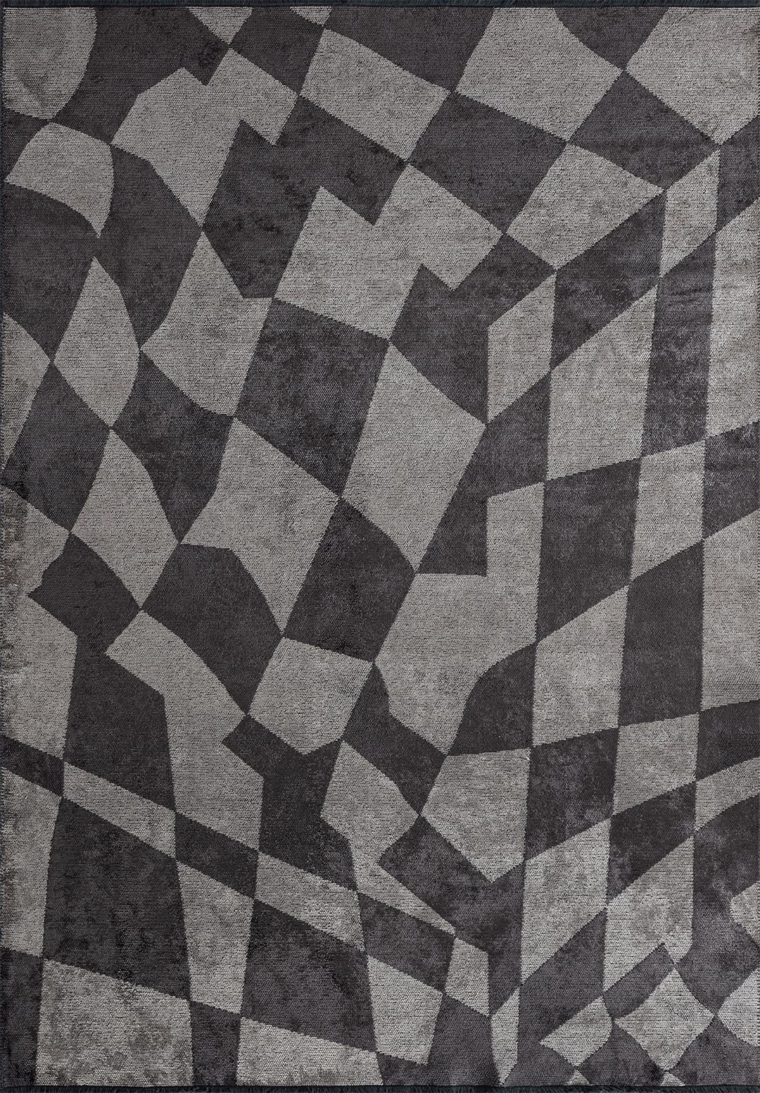 Flag Charcoal - Cream Rug Rugs - Venetto Design Venettodesign.com