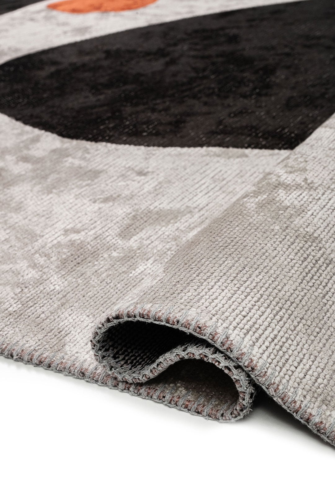 Rock Black - Bone Rug Rugs - Venetto Design Venettodesign.com