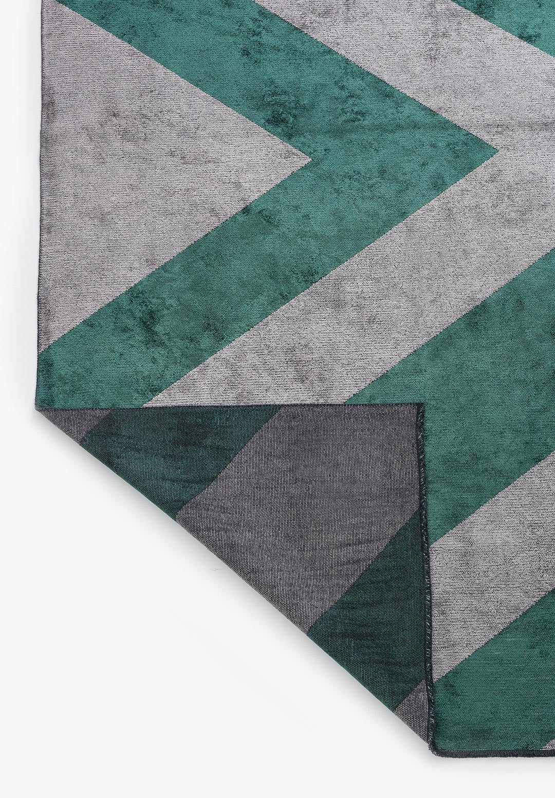 Vetra Dark Green - Light Grey Rug Rugs - Venetto Design Venettodesign.com