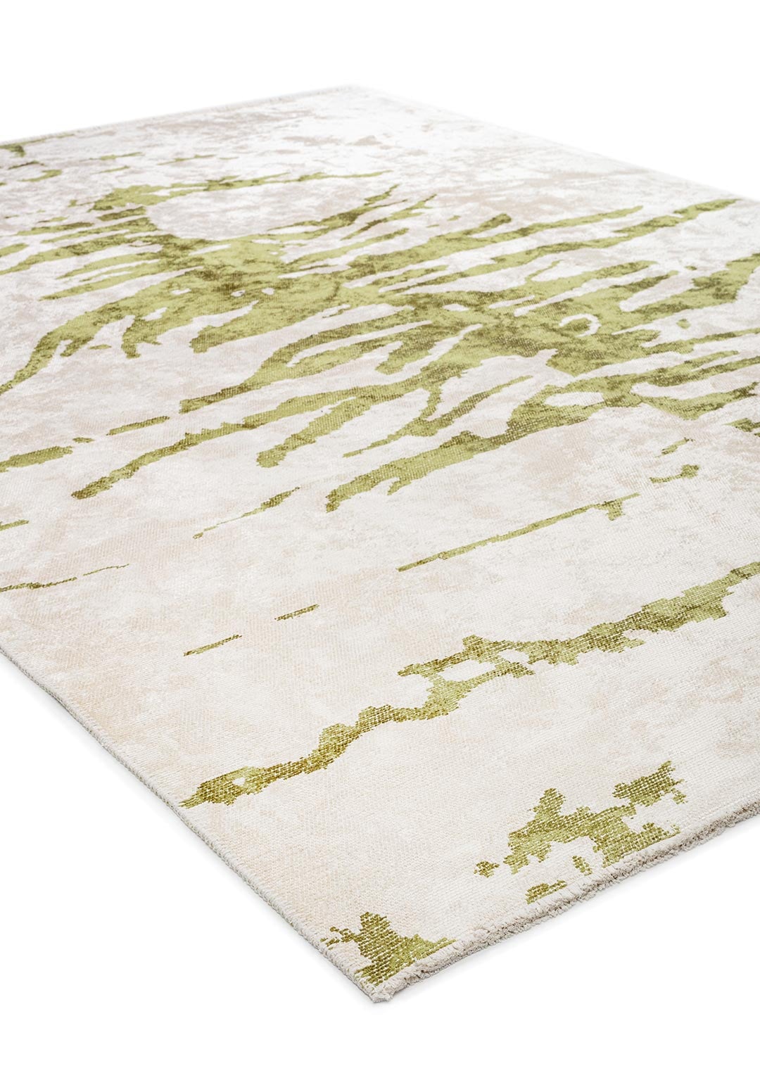 Bush Green - Ecru Rug