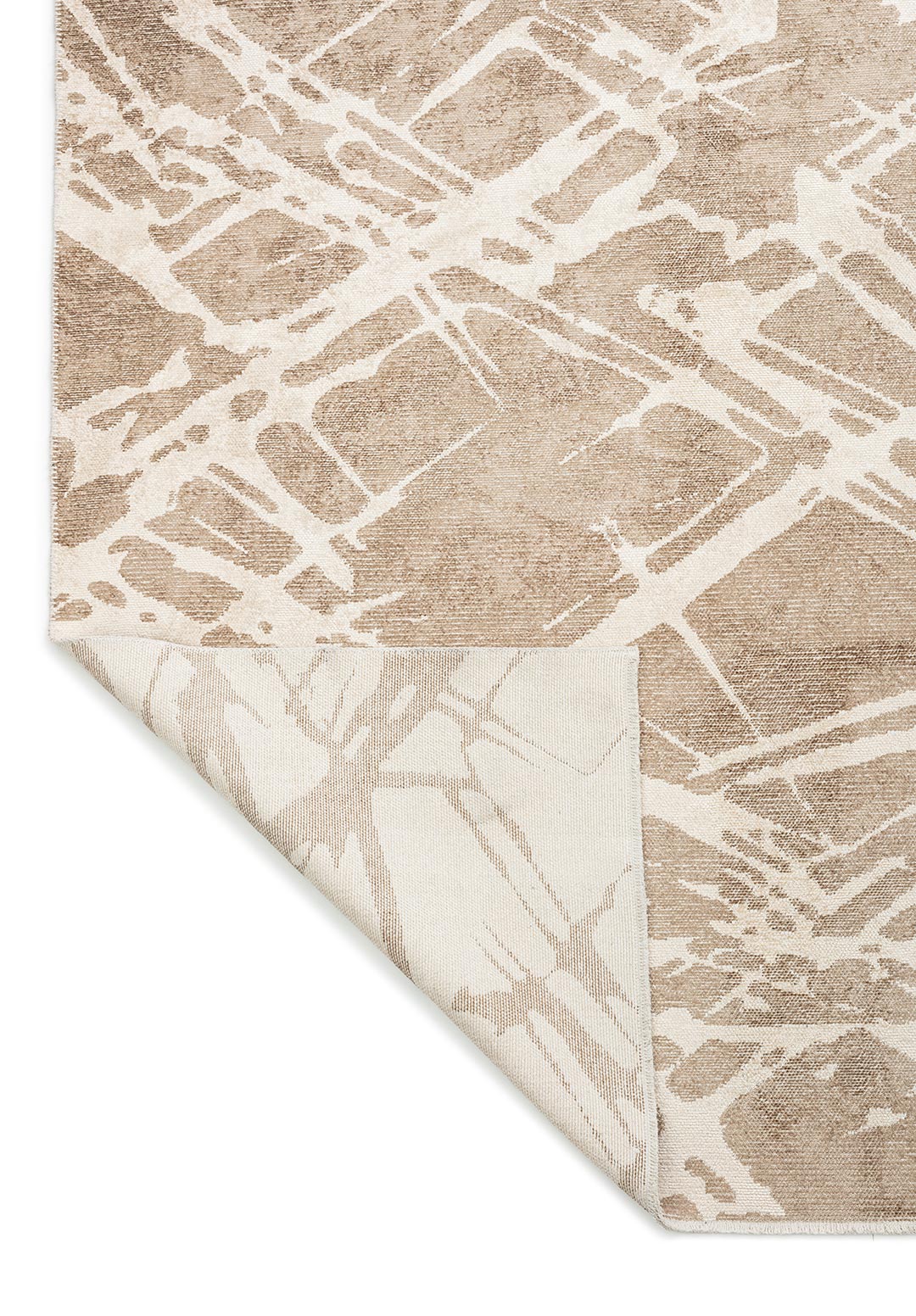 Drizzle Ecru - Nougat Rug Rugs - Venetto Design Venettodesign.com
