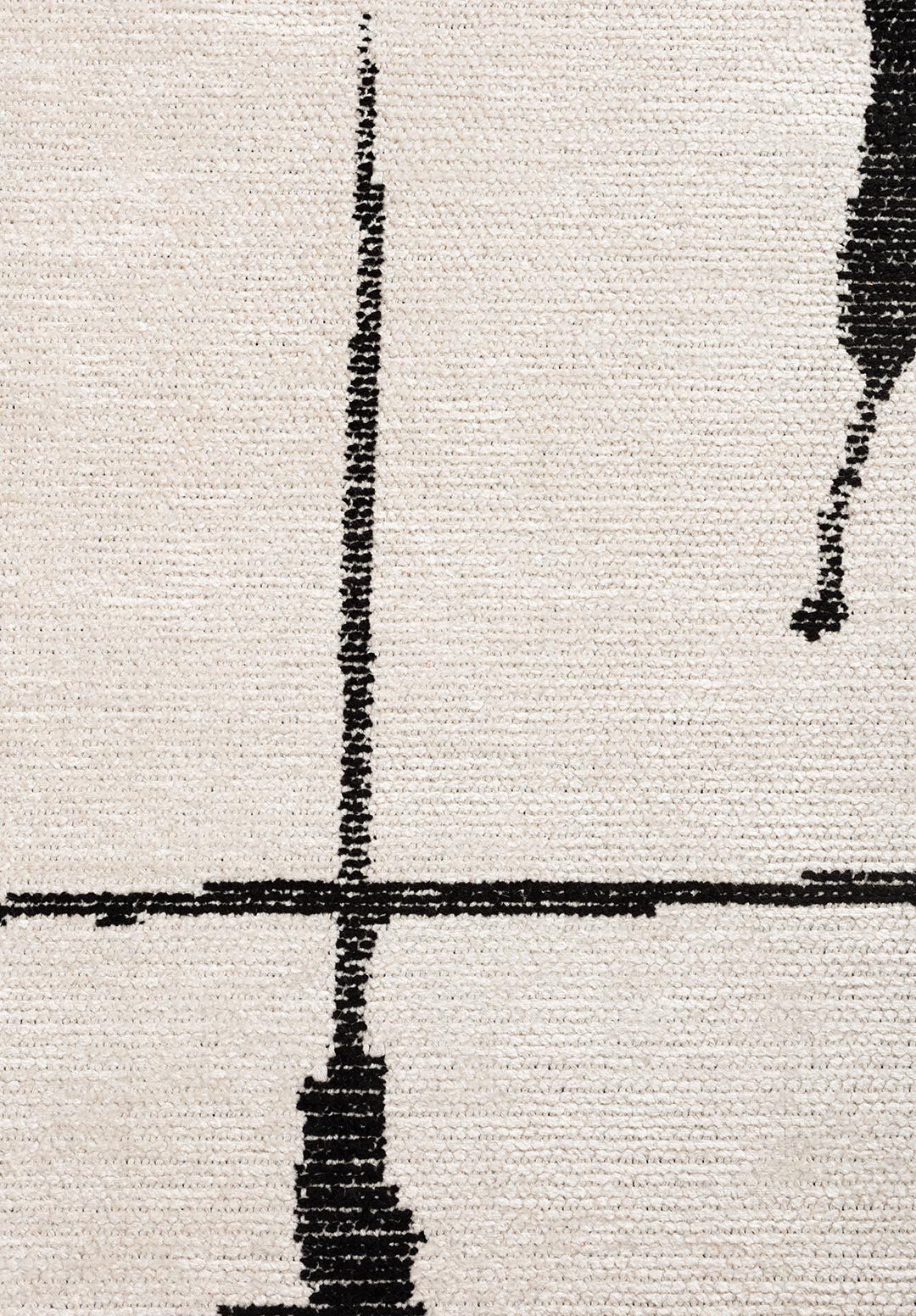 Atlas Black - Ecru Rug Rugs - Venetto Design Venettodesign.com