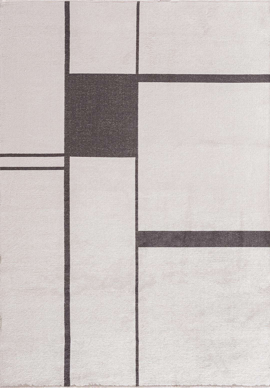 Cell Charcoal - Ecru Rug Rugs - Venetto Design Venettodesign.com