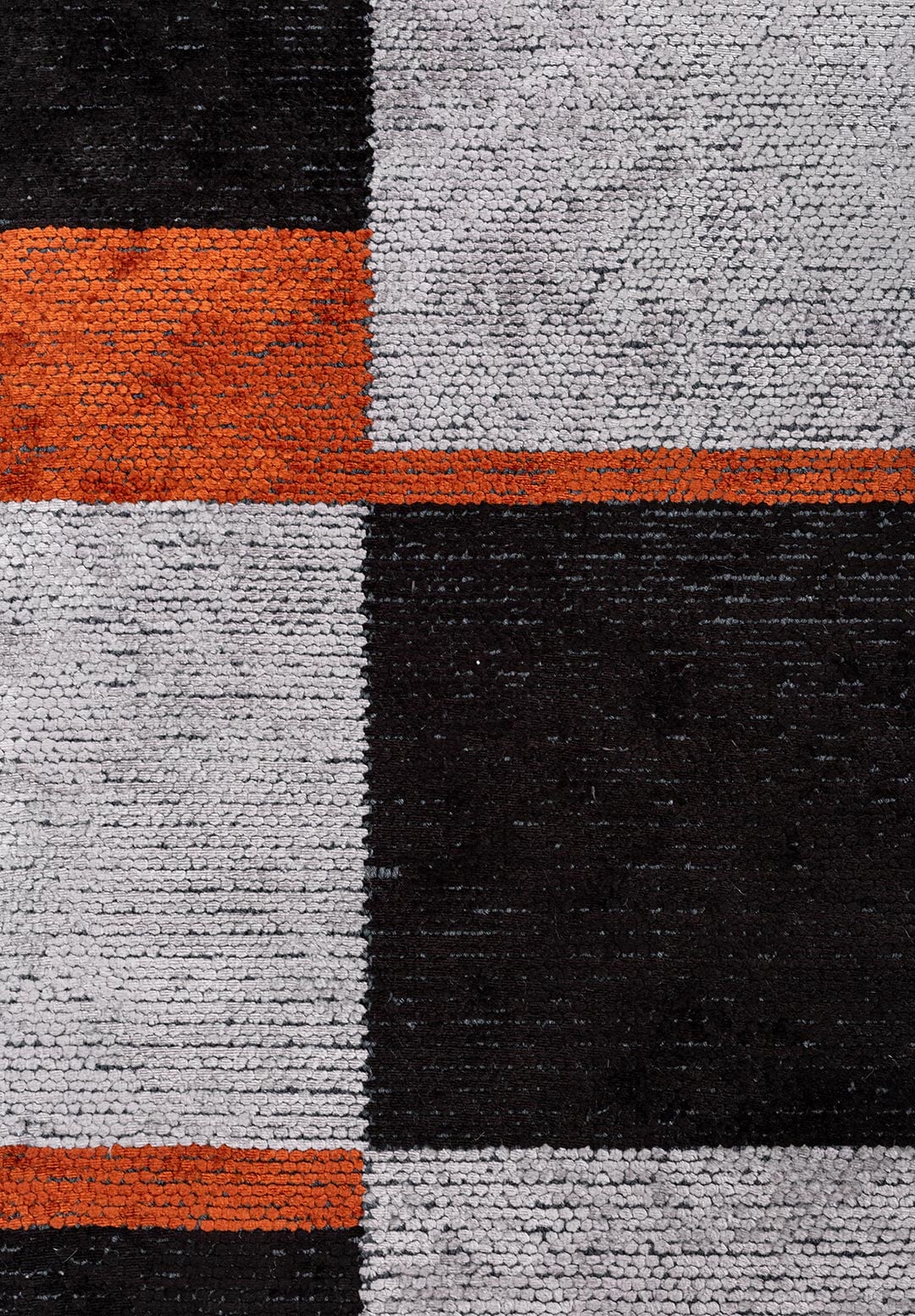 Tetris Black - Light Grey Rug Rugs - Venetto Design Venettodesign.com