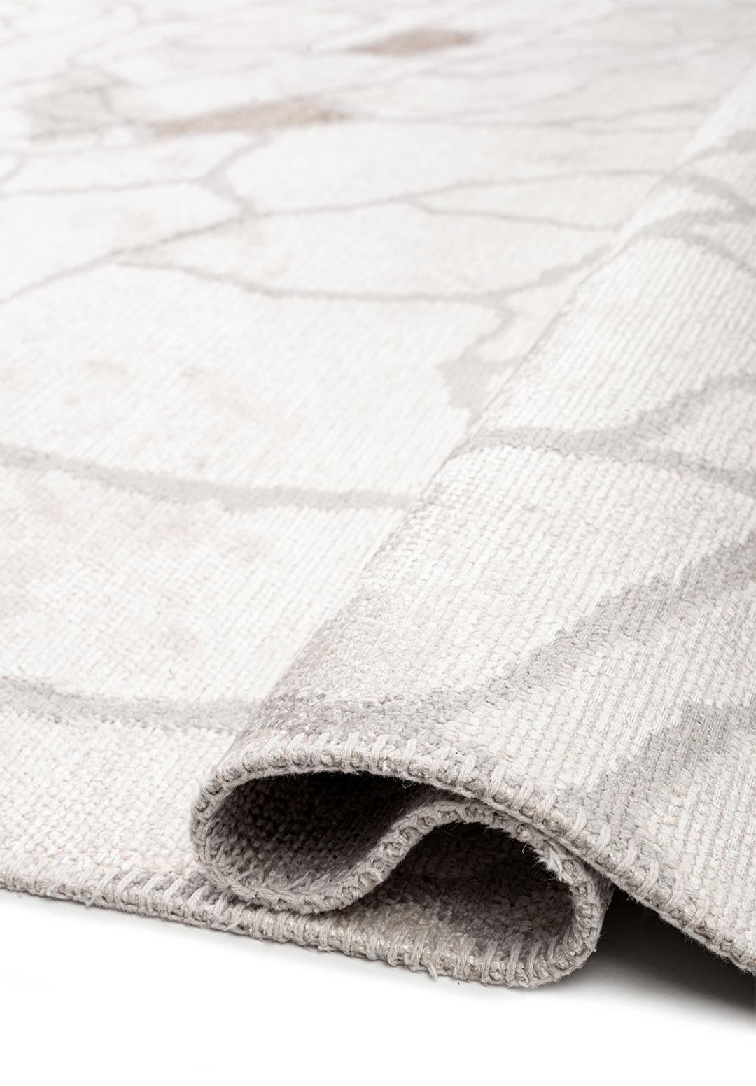 Dry Light Grey - Ecru Rug Rugs - Venetto Design Venettodesign.com