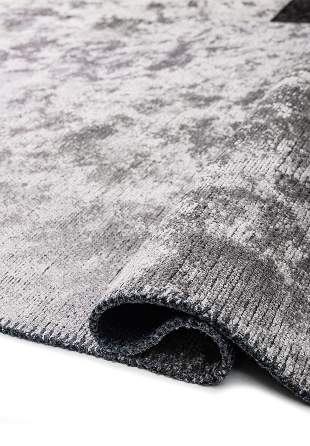 Block Black - Light Grey Rug Rugs - Venetto Design Venettodesign.com