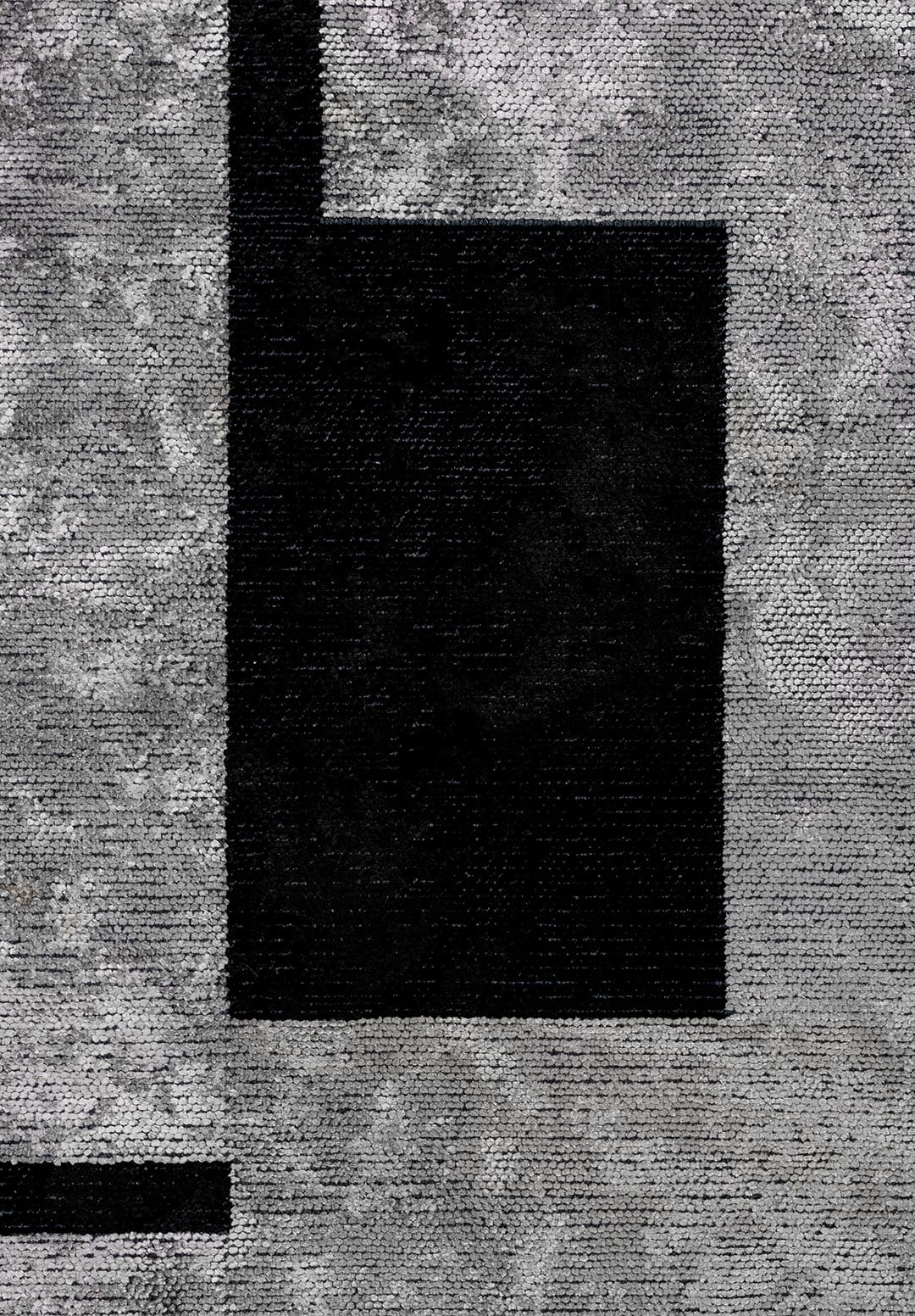 Block Black - Light Grey Rug Rugs - Venetto Design Venettodesign.com